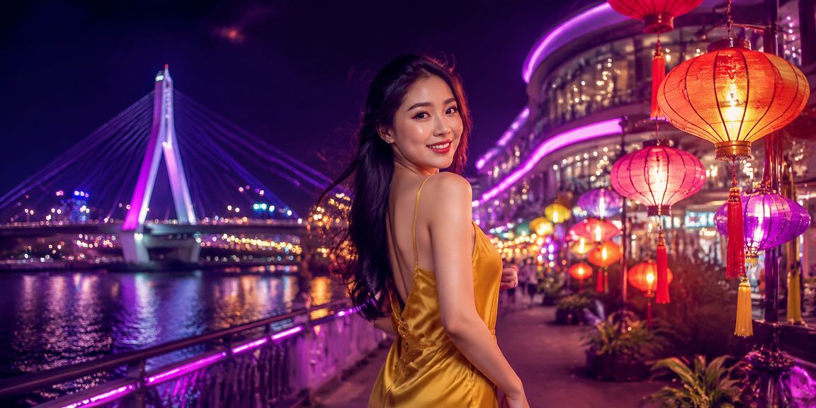 Người dùng xem kèo bóng đá tại chợ đêm Cần Thơ qua điện thoại di động